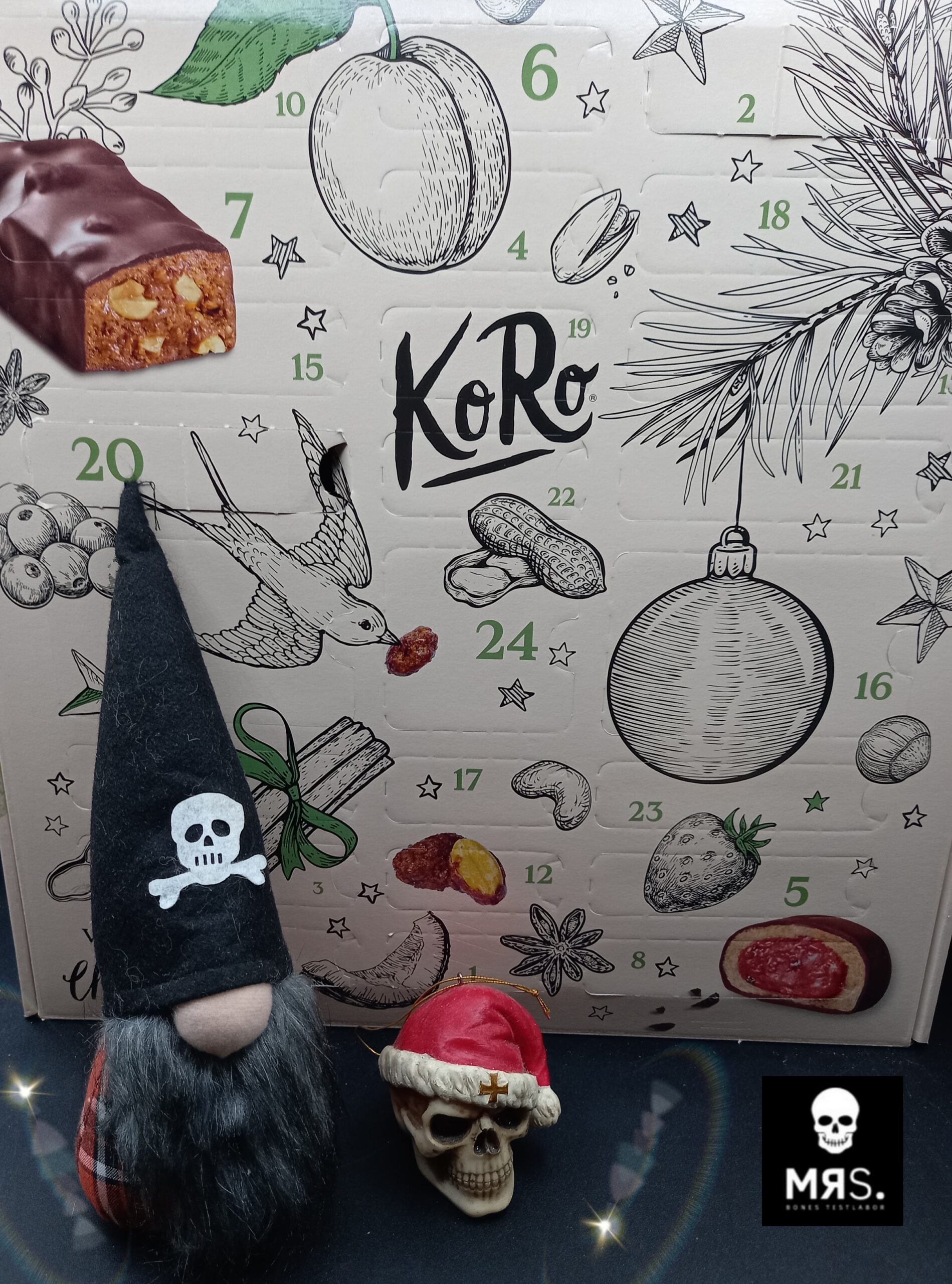 KoRo Veganer Adventskalender 2023 – Mrs. Bones Testlabor